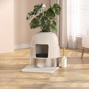 Nouvelle Litière pour Chat en Acier Inoxydable Style <span class=keywords><strong>Pot</strong></span> <span class=keywords><strong>de</strong></span> Fleurs, Extra Large, Entièrement Fermée, Désodorisante, Anti-Odeur, Facile à Nettoyer, pour l'Exportation - Product Image 2