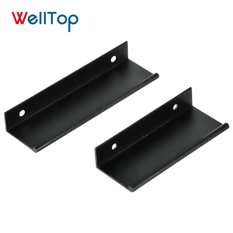 Продвижение край шкафа дверная ручка для двери Сейф скрытого типа потайной алюминиевый сплав новый мебельные ручки VT-01.072