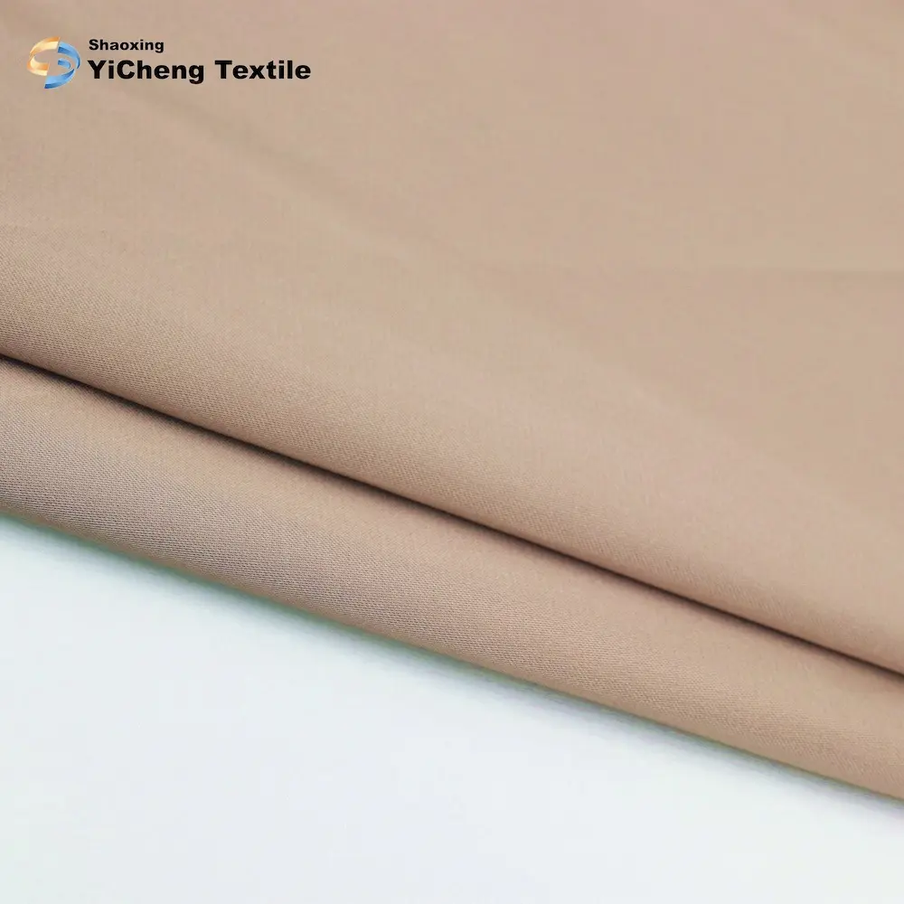 Spandex de tissu de satin liquide extensible de polyester d'usine de haute qualité