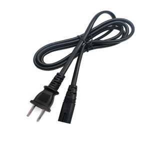 Japan1.2M <span class=keywords><strong>Cable</strong></span> de alimentación de 2 pines <span class=keywords><strong>Cable</strong></span> de enchufe con <span class=keywords><strong>cable</strong></span> de tierra <span class=keywords><strong>Cable</strong></span> de alimentación de CA para <span class=keywords><strong>TV</strong></span>/plancha eléctrica/electrónica de consumo - Product Image 3