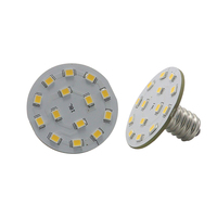 Ampoule LED E14 E12 E17 12V 24V 48V 60V 120V 2W 18-SMD, disque plat, pour machine de divertissement, indicateur de jeu de slot, énergie solaire