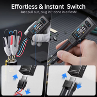 FNIRSI LCR-ST2 Multimètre numérique standard 2-en-1, pont LCR, mesureur ESR, testeur de composants électroniques SMD, outil de test multifonction