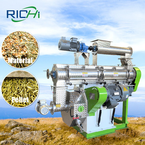 RICHI 최고의 Price1-2t/h 피드 잔디 펠렛 만드는 기계 - Product Image 1