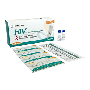 Prueba Rápida <span class=keywords><strong>de</strong></span> VIH NewScen POCT en Casete, Reacción Rápida, Certificación CE IVDR para Detección Médica <span class=keywords><strong>de</strong></span> Emergencia, Compatible con Múltiples Muestras - Product Image 1