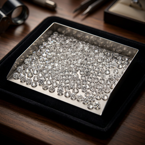 Accesorios de Moda, Diamantes Naturales Sueltos de 0.90MM y 2.60MM, Calidad F G VVS, Certificados por IGI, Exportador Indio, Joyería de Moda - Product Image 1