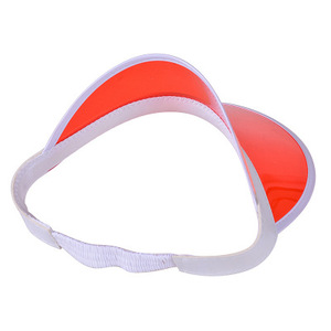 Custom logo transparent plastic advertising hat outdoor summer men's and women's UV protection sun hat PVC sun visor hat - Product Image 4