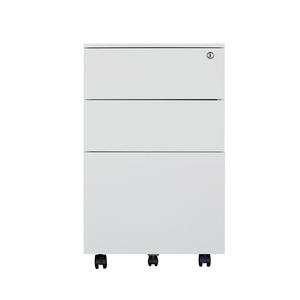 Armoire de classement de bureau en acier ignifuge gris clair ou noir, 3 tiroirs, pour le stockage hospitalier - Product Image 1
