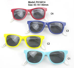 Gafas de Sol de grafiti <span class=keywords><strong>junior</strong></span> de alta calidad, gafas deportivas de piloto con logotipo personalizado para niños, colores de montura Azul Rojo arcoíris para niños - Product Image 3