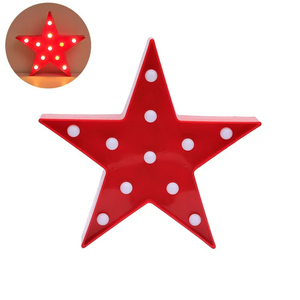 Trang Trí Đèn Frosted Sao LED Ánh Sáng Ban Đêm Sáng Tạo Ánh Sáng Ban Đêm Ánh Sáng Bảng Đèn Tùy Chỉnh Cá Tính Mô Hình Thư Trang Trí Nội Thất - Product Image 4