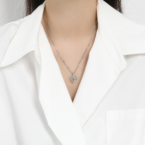Collana a Forma di Cuore 2026, un Regalo con Cuore che Battendo è in Perpetuo, Collana per Donne, Cuore dell'Oceano, Semplice e Unica - Product Image 4