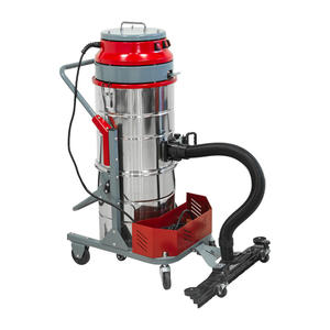 مكنسة كهربائية صناعية جديدة سعة 90 لتر للاستخدام الرطب والجاف، من الفولاذ المقاوم للصدأ، 220 فولت - Product Image 3