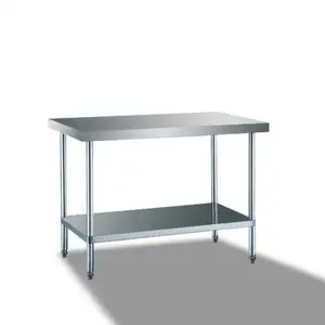 Commercial Stainless Steel Work Table China Aluminum Extrusion For Working Table