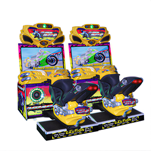 Máquina de Juego Arcade de Carreras de Motos Doble Súper FF Motorizada, con 1 Año de Garantía en Inglés, para Diversión Infantil - Product Image 3