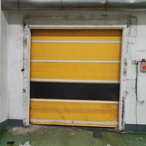 Porte enroulable automatique en PVC à grande vitesse <span class=keywords><strong>RENPU</strong></span> moderne, résistante au vent, pour atelier et entrepôt - Product Image 4