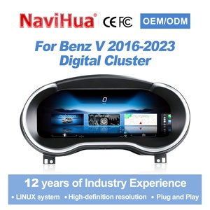Navihua <b>for</b> Mercedes Benz V Class W447 2016-2023 <b>Car</b> Upgrade Linux System LCD Dashboard Carplay Auto <b>Speedometer</b> Digital Cluster - Product Image 1
