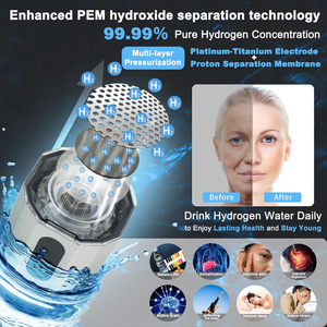 208ml thông minh H2 chai nước tự động shut-off 10x hydrat hóa xách tay <span class=keywords><strong>Hydrogen</strong></span> Máy phát điện cho hoạt động lối sống xe hộ gia đình sử dụng USB - Product Image 2