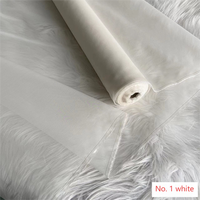 Tissu Organza 100% Soie de Mûrier Teinte Légère et Respirante 8MM Largeur 140cm Voile de Mariée Transparent Luxe
