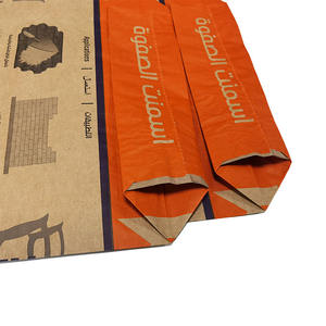 Bolsa de válvula de papel Kraft ecológica personalizada con impresión offset tejida de PP laminada para embalaje de cemento - Product Image 4