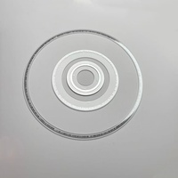 Disque d'encodeur à grille optique en verre personnalisé à haute interpolation pour une résolution angulaire ultra-élevée