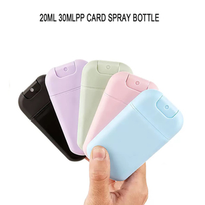 Mini Pulverizador Portátil con Forma de <span class=keywords><strong>Tarjeta</strong></span>, Material PP, Impresión de Logotipo Personalizada con Serigrafía, Botella de Perfume Vacía de 20 ml para Líquidos - Product Image 2