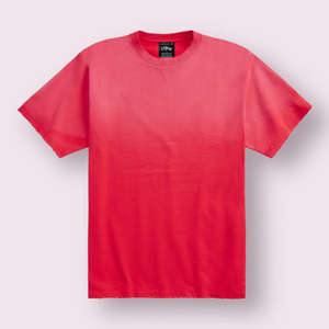 Alta calidad a granel ecológico en blanco de gran tamaño Unisex lavado con ácido secado al sol descolorido camisetas <span class=keywords><strong>Vintage</strong></span> lavado rojo camiseta - Product Image 1