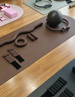 Ensemble de fitness personnalisé avec logo : poids de cheville, haltères en silicone, tapis de yoga, accessoires de yoga et Pilates, kit de Pilates pour la maison