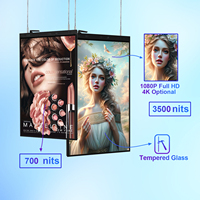 Pantalla de Publicidad para Ventanas IWD43DS, Señalización Digital, Pantalla Visible a la Luz del Sol, Orientada para Ventanas