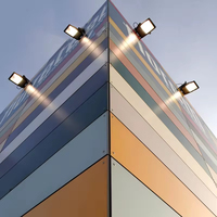 Panneau extérieur professionnel en HPL de 8 mm, placage en stratifié phénolique, panneau mural en bois, revêtement