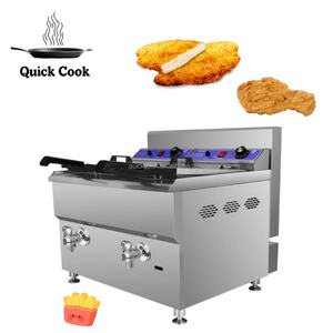 <span class=keywords><strong>Friteuse</strong></span> commerciale de 18L au gaz <span class=keywords><strong>propane</strong></span> gpl de comptoir simple/double en vente <span class=keywords><strong>Friteuse</strong></span> électrique commerciale - Product Image 1