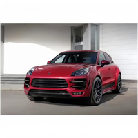 Nouveau kit carrosserie large style haut de gamme, lèvre avant, diffuseur arrière, garde-boue, jupes latérales, boulons, compatible avec Macan 2015