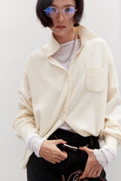 Cardigan en cachemire pur personnalisé pour femme, col polo, automne/hiver, coupe ample, pull tricoté, manteau décontracté