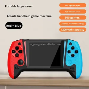 JSGAMING Q21 Console di Gioco Portatile con 500 Giochi Integrati, Schermo da <span class=keywords><strong>3</strong></span> Pollici, Console Retro Arcade per Bambini, Nostalgia dell'Infanzia - Product Image 5