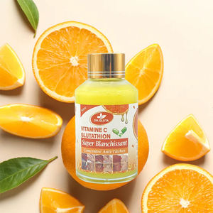 Meilleur sérum de haute qualité à la vitamine C organique pour le visage, le cou et la beauté liquide Gluta <span class=keywords><strong>Anti</strong></span>-Taches Inhibe la mélanine Sérum super blanchissant - Product Image 3