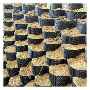 <span class=keywords><strong>Grille</strong></span> de gravier anti-âge et respectueuse de l'environnement en HDPE Geocell <span class=keywords><strong>pour</strong></span> mur de soutènement et stabilisation des pentes - Product Image 3