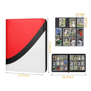 Carpeta Coleccionadora de Tarjetas Poké<span class=keywords><strong>mon</strong></span> al por Mayor con 49 Bolsillos para 900/400 Tarjetas, con Diseño de Pikachu y Eevee, con Fundas Protectoras - Product Image 2