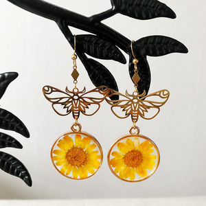 Pendientes Goticos Simples Pendientes Creativos Pendientes De Moda Hippie Bohemia Anillos De Nubes Y <strong>Gotas</strong> - Product Image 2