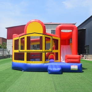 Casa Inflable de PVC para Niños, Precio de Fábrica, Brincolín Combinado para Fiestas y Jardín - Product Image 1