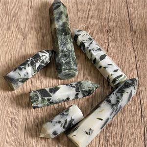 Torre de Turmalina Verde Estilo Feng Shui Vintage al por Mayor, Torre de Cristal Pulido para Regalos y Decoración del Hogar - Product Image 3