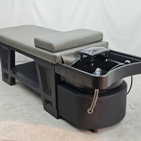 Salon de lavage de cheveux en plastique shampooing Spa lit évier bol shampooing lit Spa tête lit