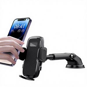 ที่ยึดโทรศัพท์มือถือในรถยนต์แบบหมุนได้ 360 องศา วัสดุ ABS ใช้ได้กับ iPhone พร้อมที่ยึดแบบพกพาสำหรับกระจกหน้ารถและแผงหน้าปัด - Product Image 3