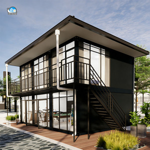 Готовые 2-3-4-5-комнатные сборные дома из контейнеров 20-40 футов, роскошные модульные виллы, портативные мобильные контейнерные дома для улицы - Product Image 1