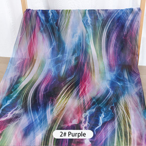 Vải Voan Nhuộm Màu Sặc Sỡ Mới 100% <span class=keywords><strong>Polyester</strong></span> Tự Làm Cho Khăn Quàng Vải Đầm - Product Image 5