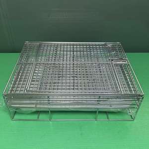 Gıda sınıfı 304 paslanmaz çelik katlanabilir basit kafes yıkanabilir kutu ambalaj yetiştiriciliği ve dış mekan kullanımı için 1 dakika içinde yüklü - Product Image 3
