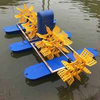 Aérateur à roue à aubes 1,5 kW/2 CV pour bassin à poissons, machine d'aquaculture