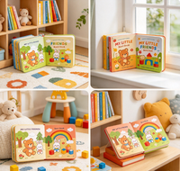 Impression personnalisée à la demande de livres cartonnés pour enfants, service d'impression de livres cartonnés pour enfants, livres d'histoires pour enfants en carton rigide