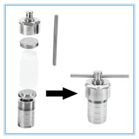Réacteur de synthèse hydrothermique, autoclave doublé de PTFE, cuve de digestion haute pression en acier inoxydable 304 pour laboratoire