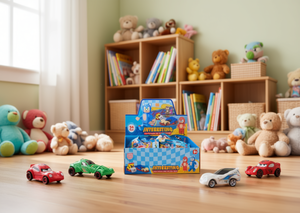 Allor Sonic Alloy Car 1:64 Diecast Toy Pull Back per bambini di età compresa tra 5 e 7 anni, modello n. Sni 2043a - Product Image 2