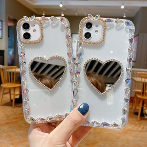 Funda <span class=keywords><strong>de</strong></span> <span class=keywords><strong>maquillaje</strong></span> para teléfono móvil, carcasa transparente con espejo para iphone 13 pro 13 pro <span class=keywords><strong>max</strong></span> 2022 - Product Image 3
