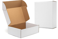 Emballage d'expédition de cadeaux en stock Boîte postale en carton brun blanc recyclé Boîtes en carton ondulé en papier kraft