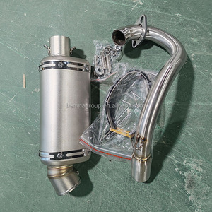 Silenciador de escape completo de acero inoxidable, silenciador DB killer, tubo de escape deslizante para <span class=keywords><strong>Honda</strong></span> Z50 Monkey Bike <span class=keywords><strong>Mini</strong></span> <span class=keywords><strong>Trail</strong></span> 50 ATC70 - Product Image 6